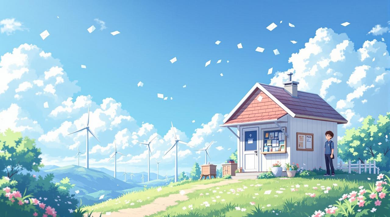 南瓜短剧治愈动画作品《风之邮便局》 - 暖心家庭