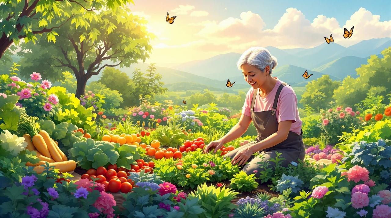南瓜短剧治愈动画作品《奶奶的菜园》 - 乡村生活