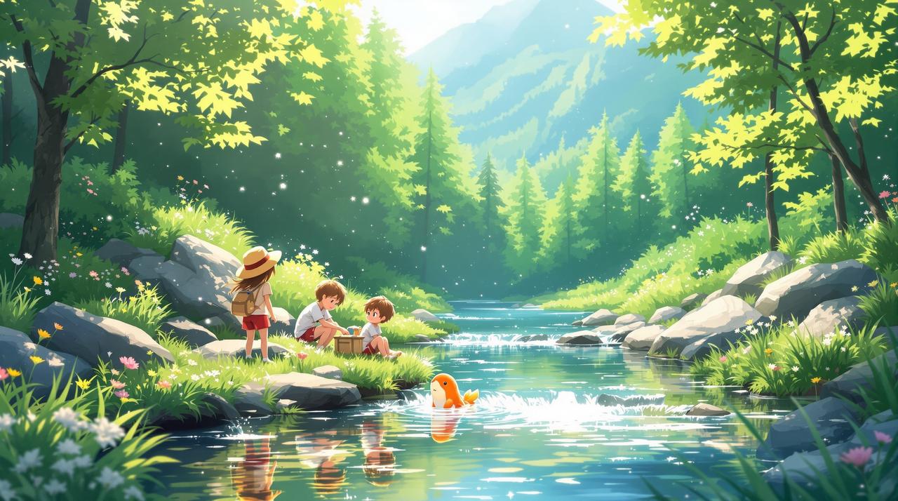 南瓜短剧治愈动画作品《夏日的河童》 - 暖心家庭