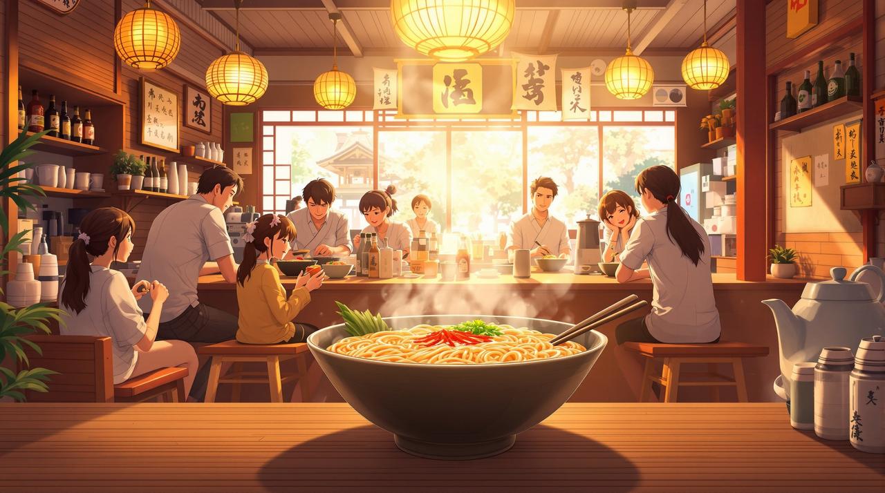 南瓜短剧品牌治愈动画《一碗热汤》—— 日式拉面连锁品牌形象升级 南瓜短剧客户案例 - 品牌治愈动画《一碗热汤》—— 日式拉面连锁品牌形象升级